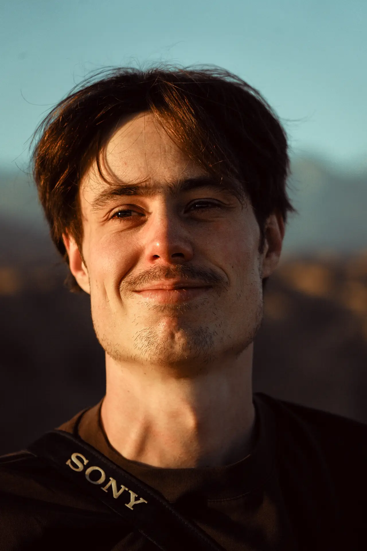 Portrait of Walewijk on set
